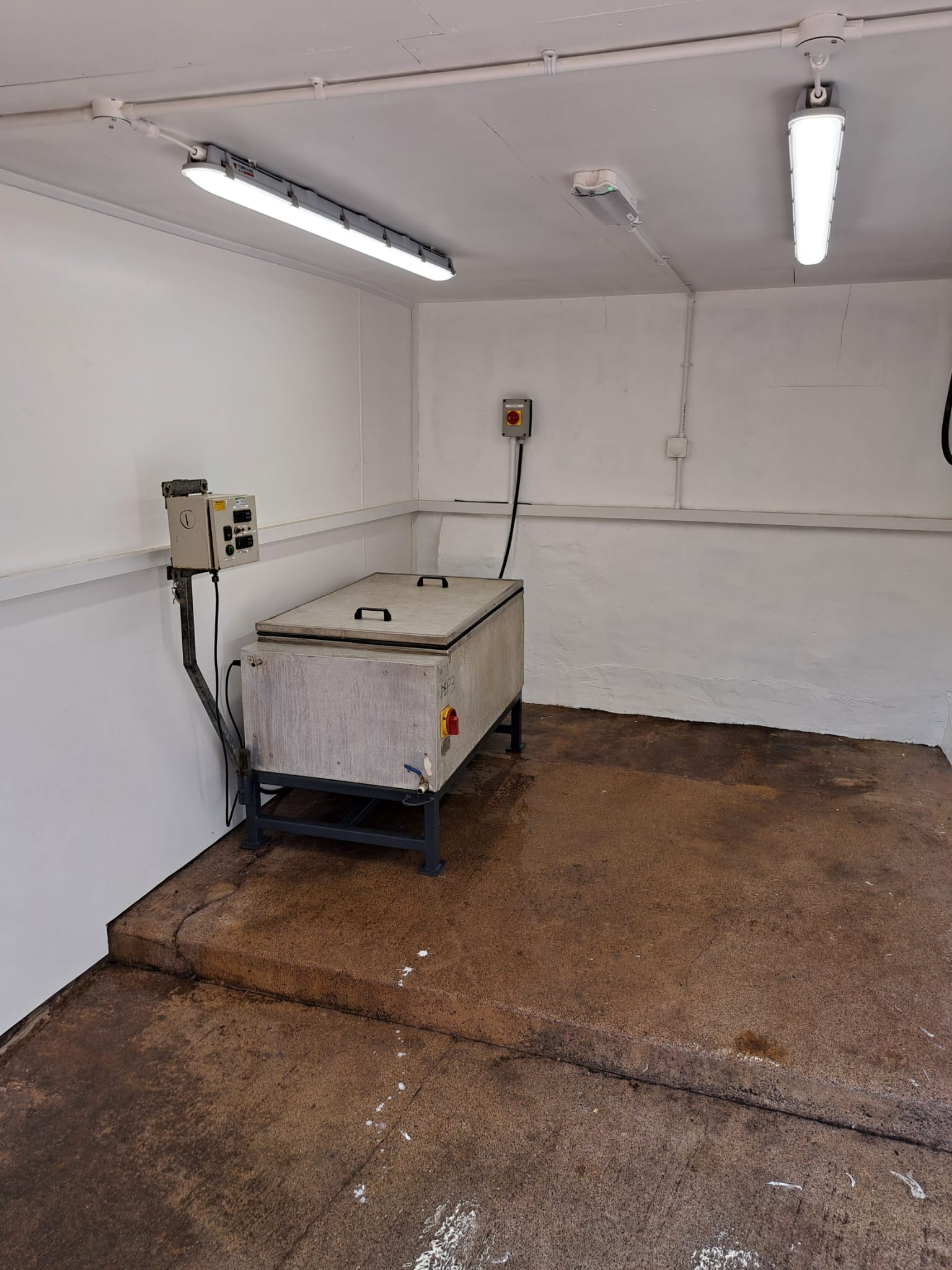 Pasteuriser ready to go